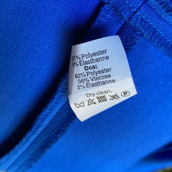 J Crew Royal Blue Scalloped- Hem Dress - Picture 4 of 7